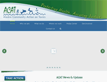 Tablet Screenshot of akaction.org